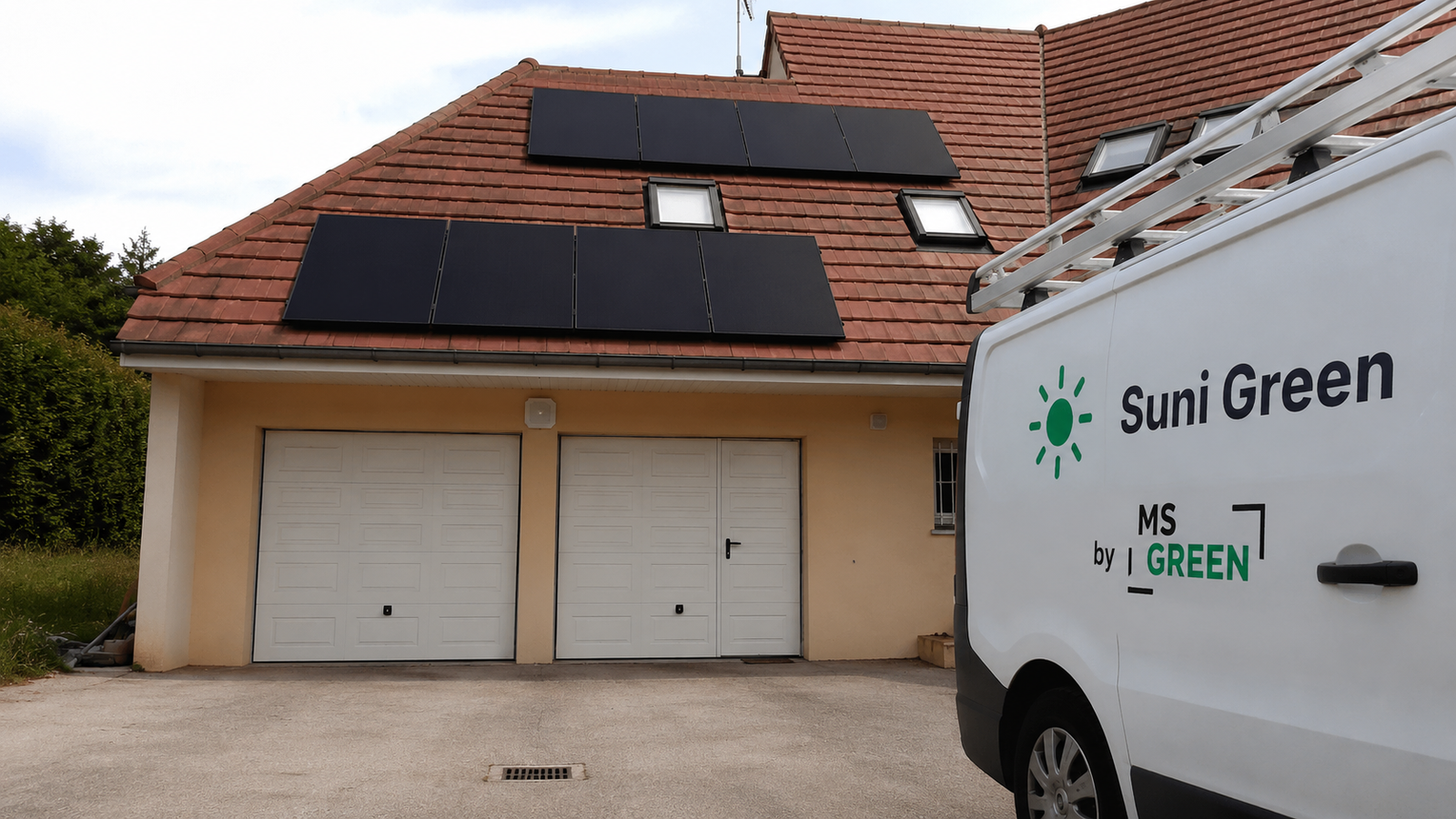 Installation de panneaux solaires photovoltaïques en toiture